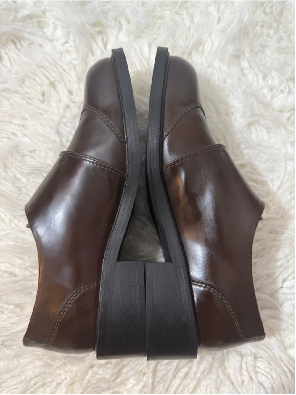 ME+EM double buckle strap dark brown leather size women’s 10 - Picture 8 of 11